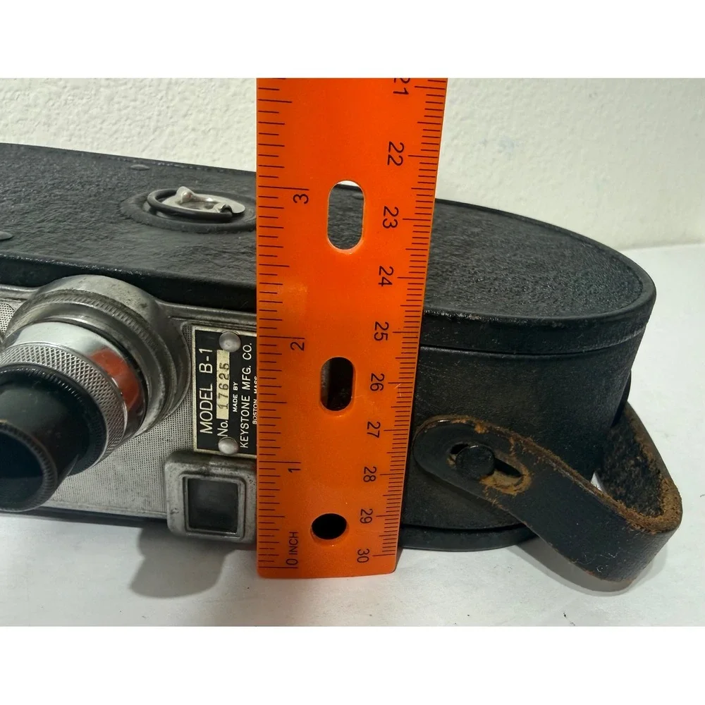 Vintage Keystone Model B-1 16mm Movie Camera Black Untested Parts Only USA